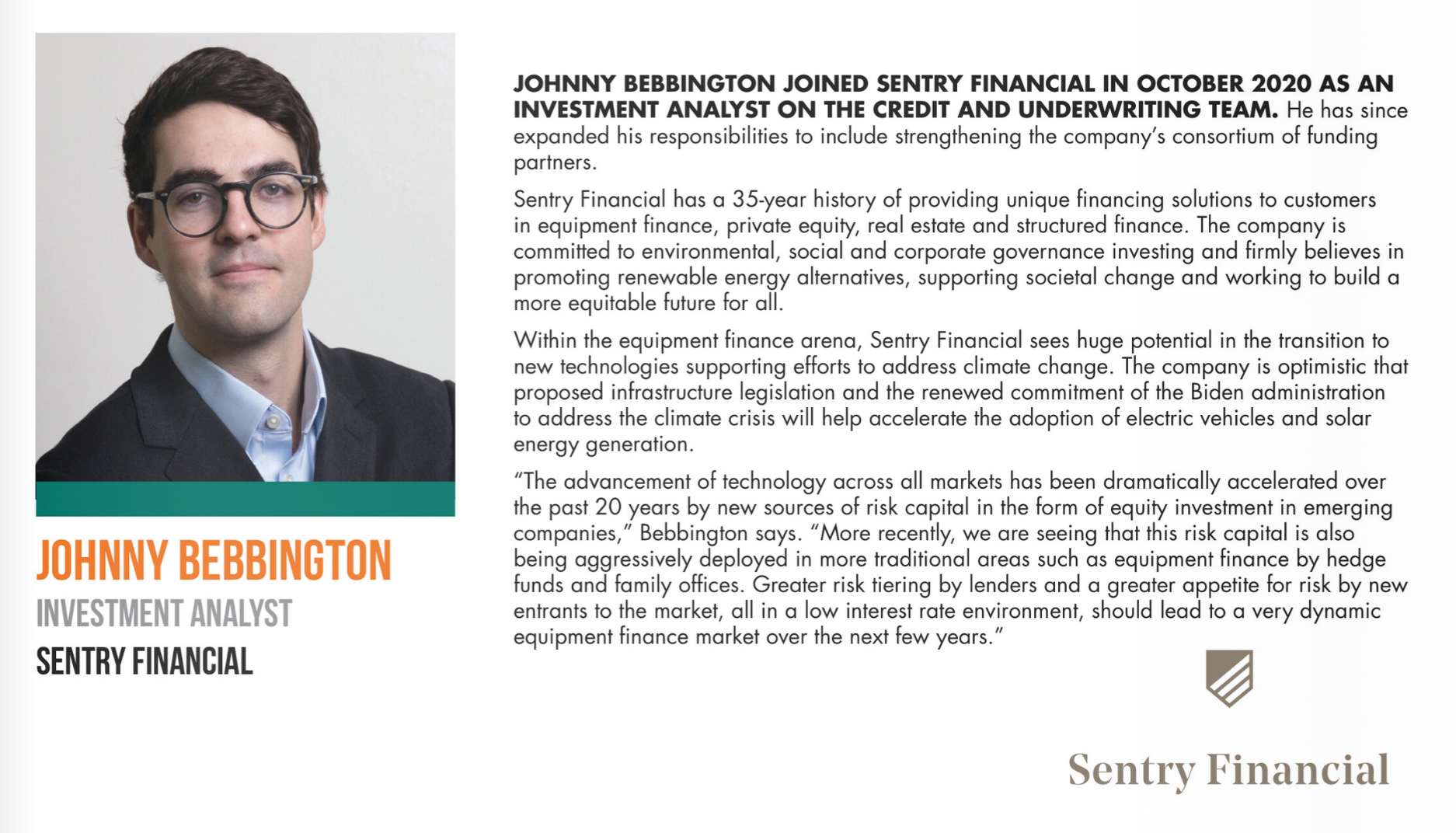 Johnny Bebbington Monitor Next Gen magazine