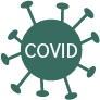 Illustration vom Antigen des Covid-19 Virus