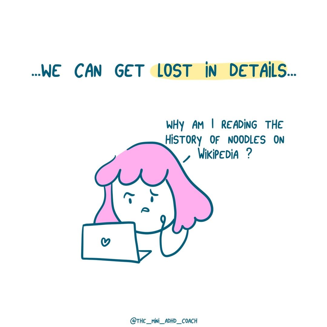 we can get lost in details...