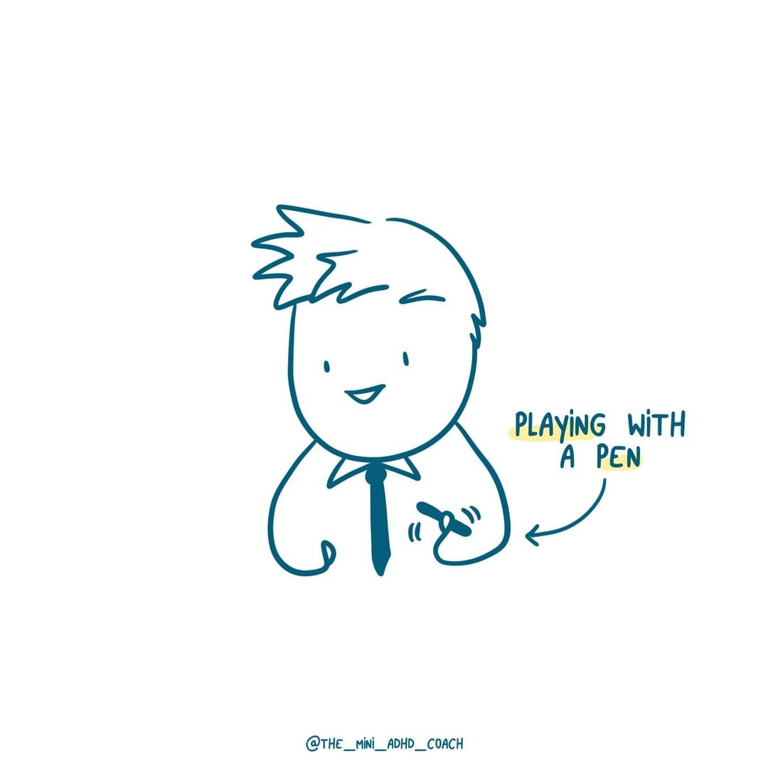 Playing with a pen