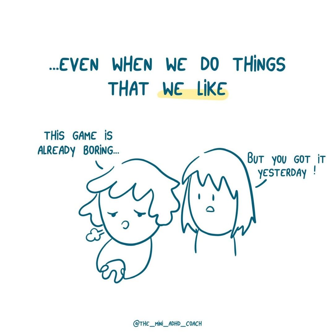 even when e do things that we like