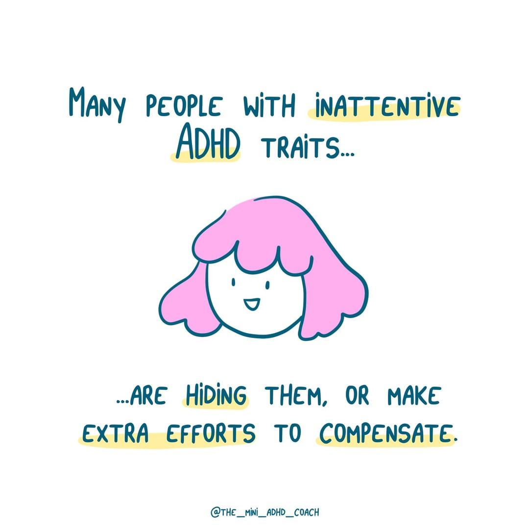 many people with inattentive adhd traits