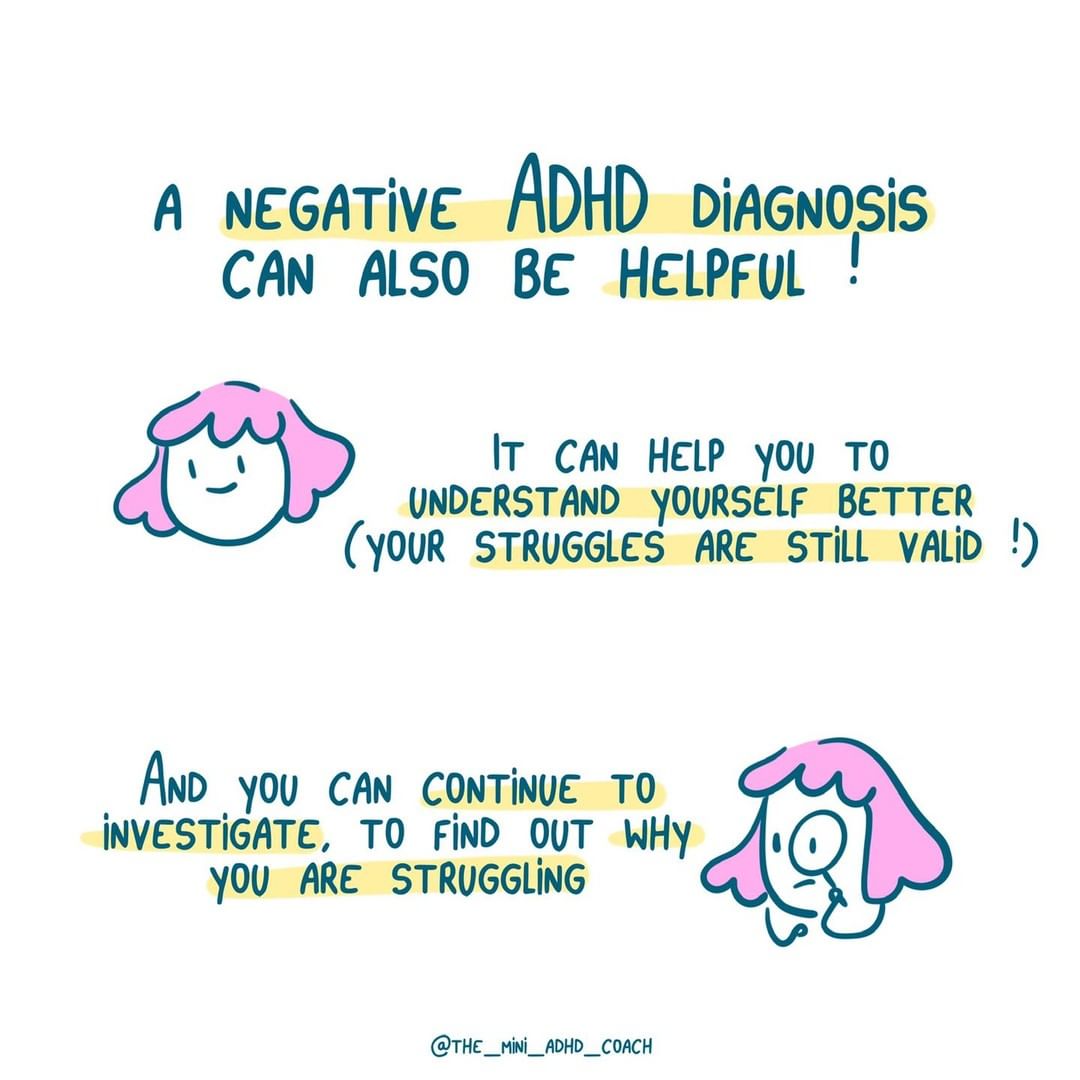 A negative ADHD diagnosis can also be helpful!