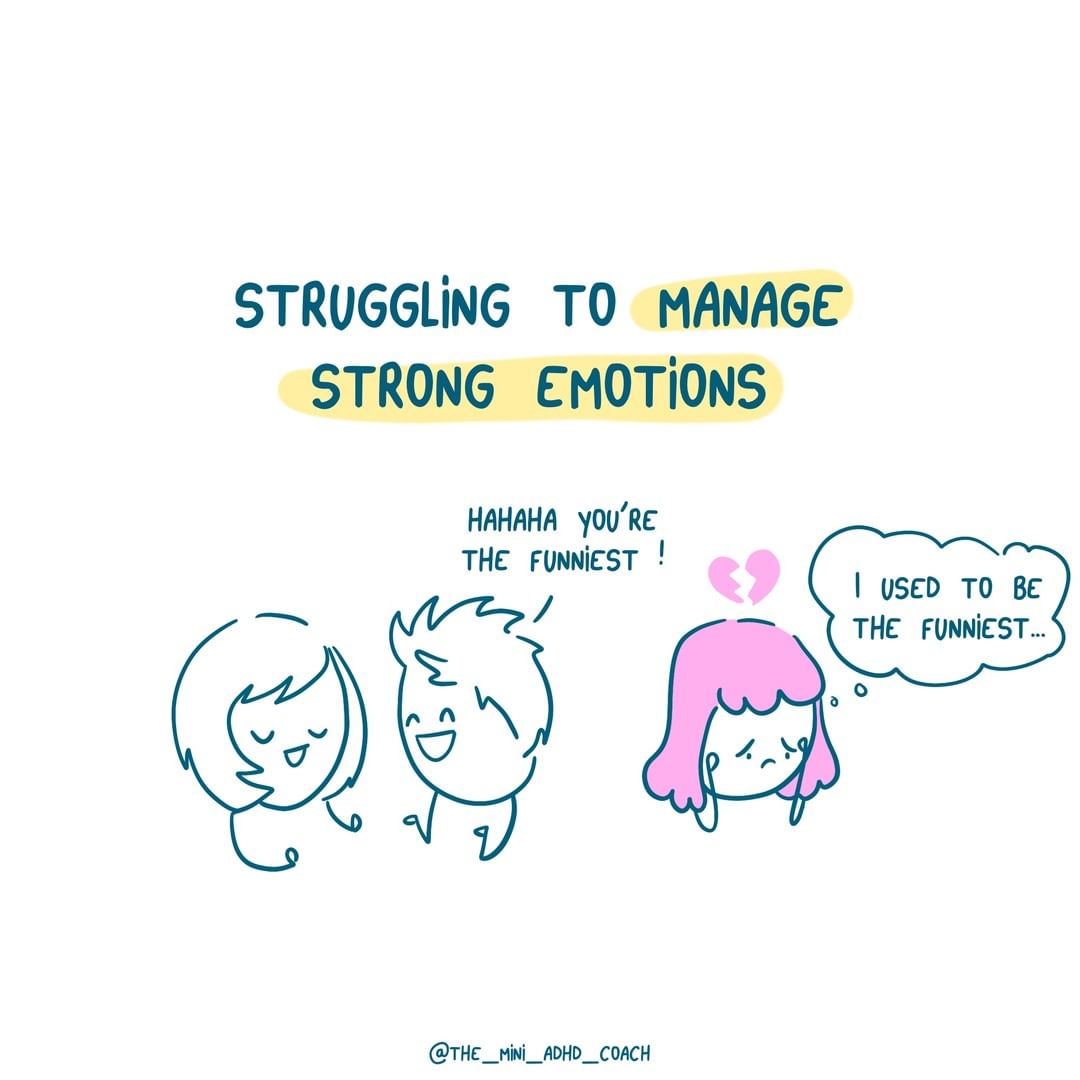 struggling to manage strong emotions