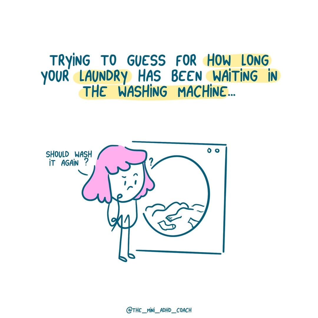 trying to guess for how long your laundry has been waiting in the washing machine