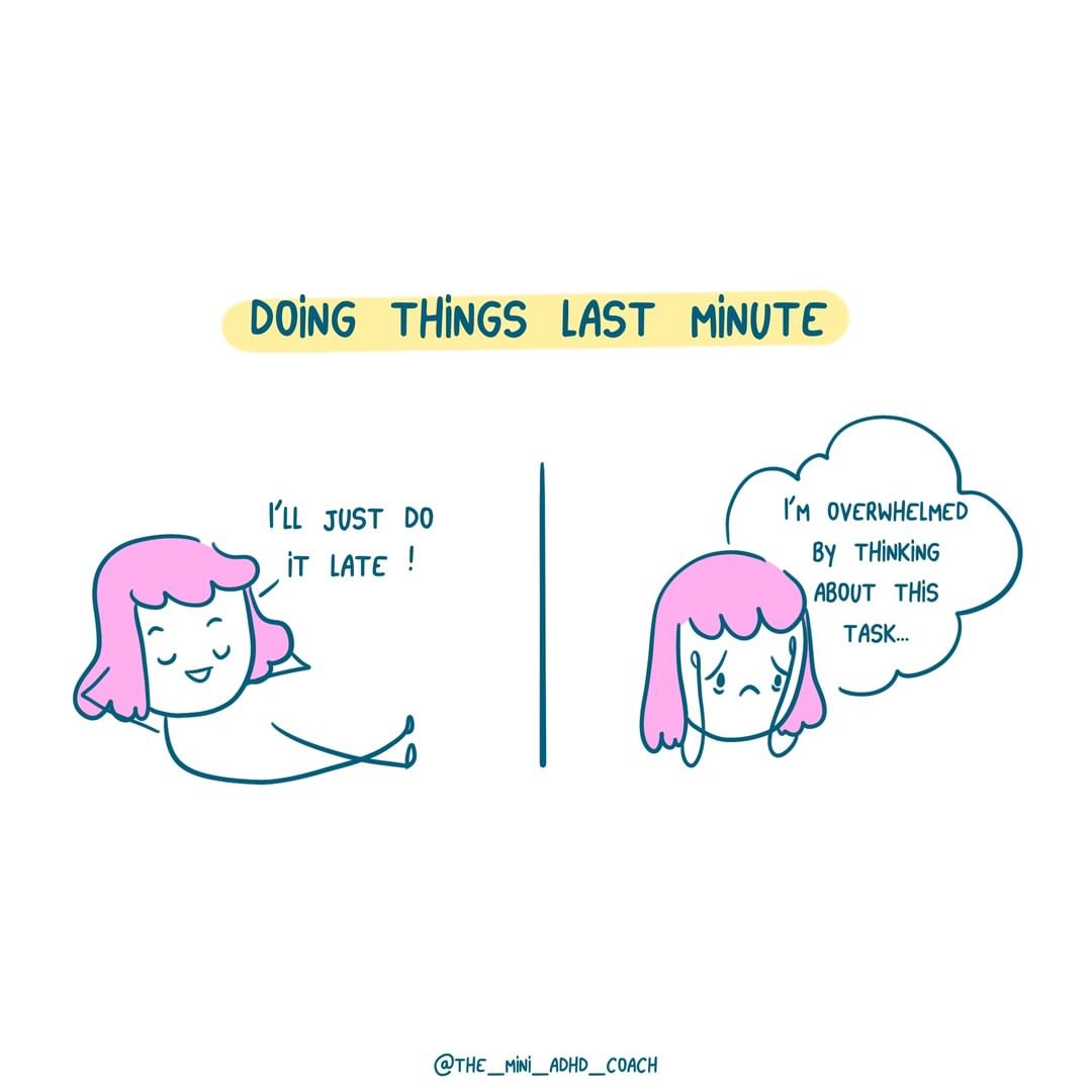 doing things last minute