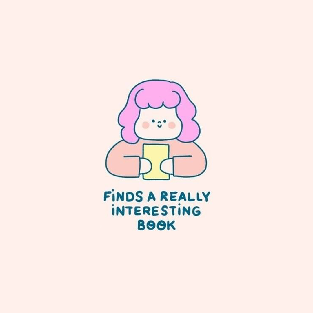 finds a really interesting book