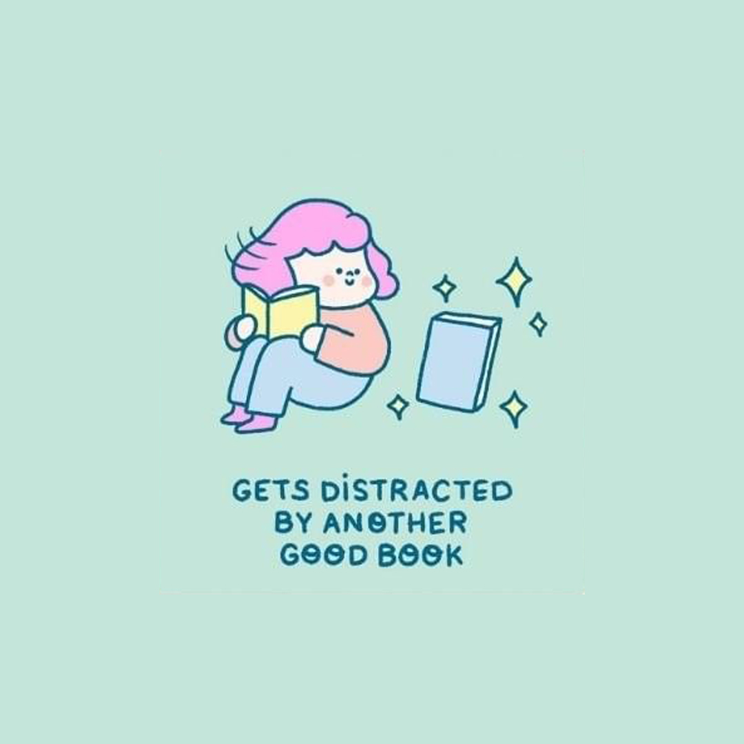 gets distracted by another good book