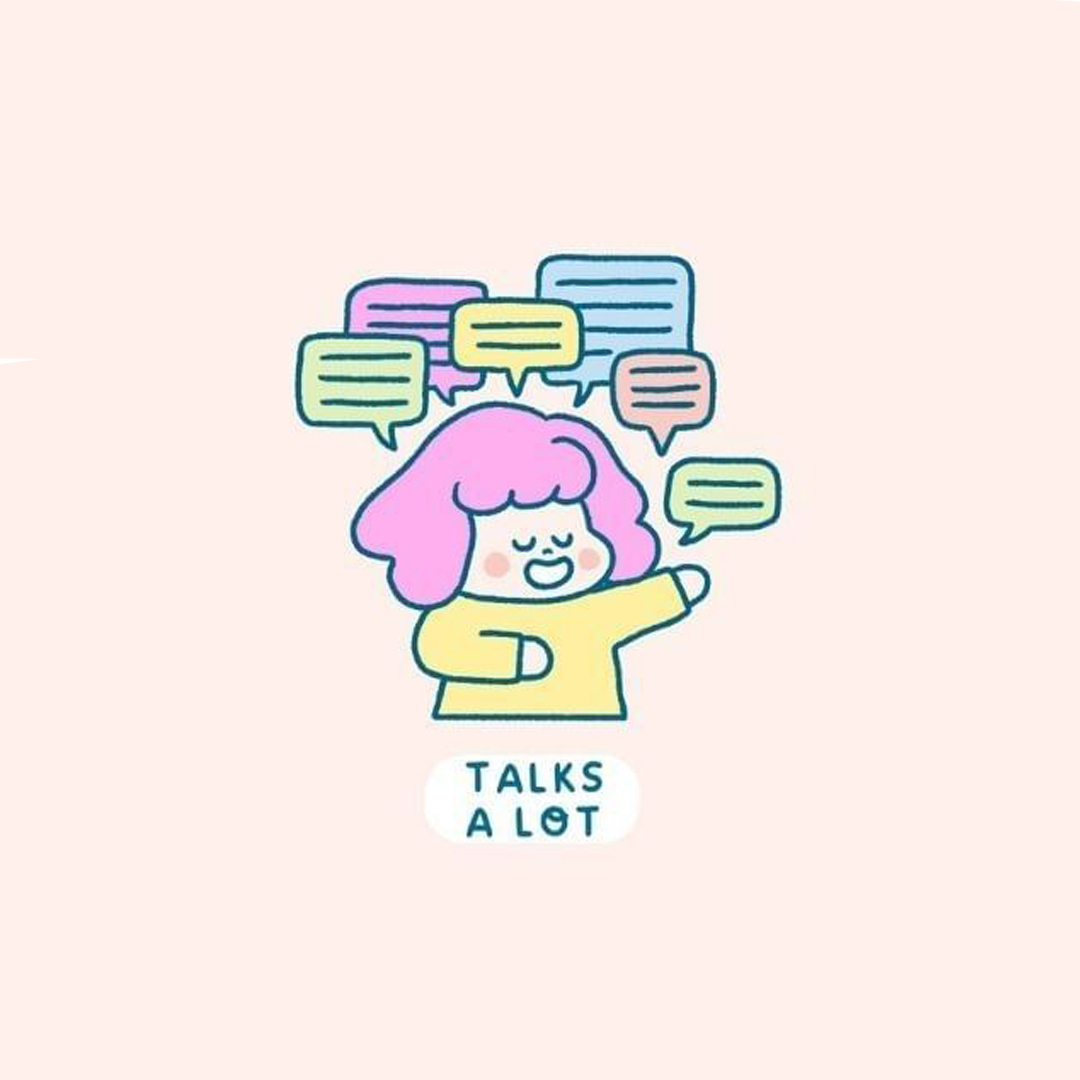 talks a lot