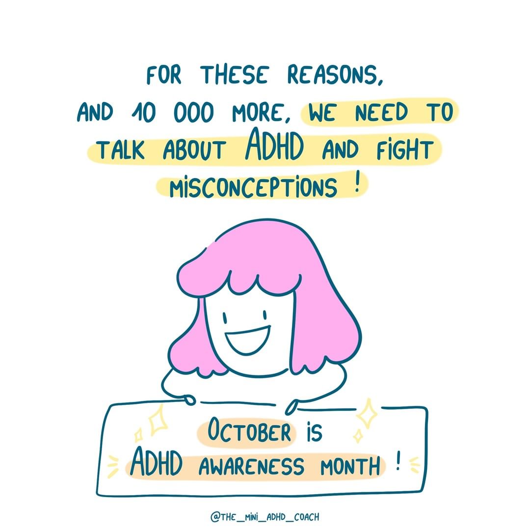 for these reasons, and 10,000 more, we need to talk about ADHD a fight misconceptions!