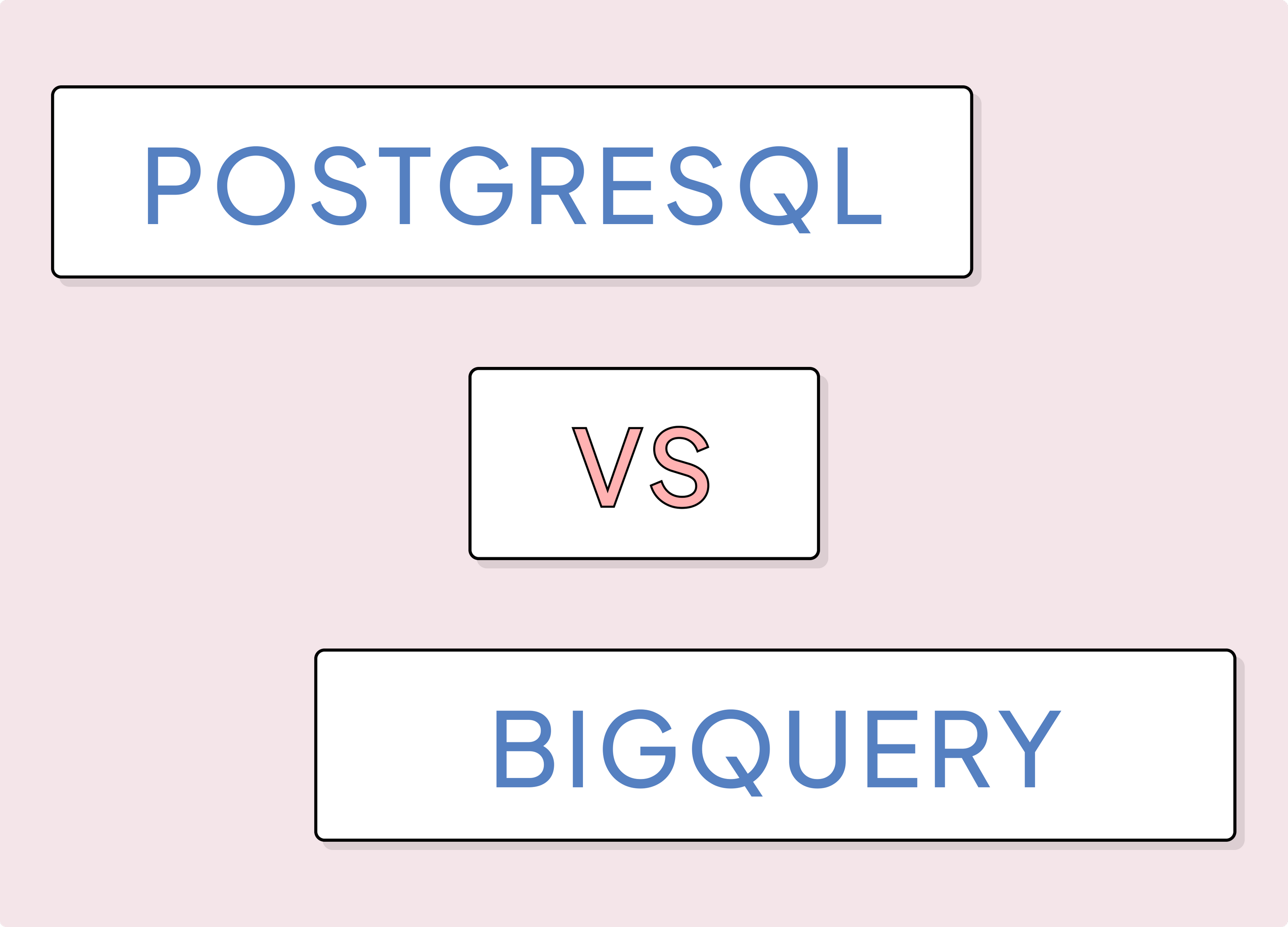 PostgreSQL vs BigQuery – Which Data Warehouse Should You Choose? | Weld ...