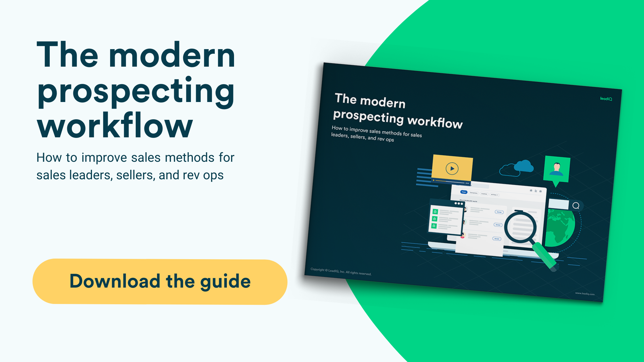 The modern prospecting workflow | LeadIQ