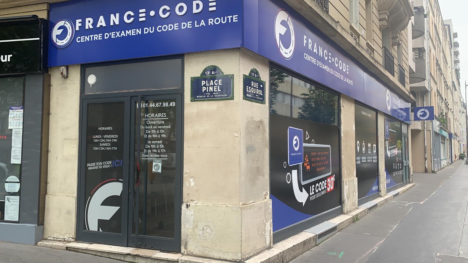 Passez votre code de la route auto ou moto à Paris 13 dans le 75 (75013). Passage immédiat et résultats instantanés avec France Code