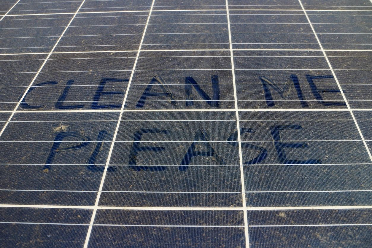 How to clean solar panels