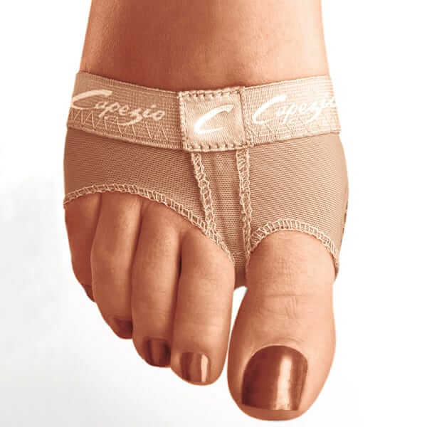 A woman's foot demonstrating wearing light-skin coloured Foot Undeaz
