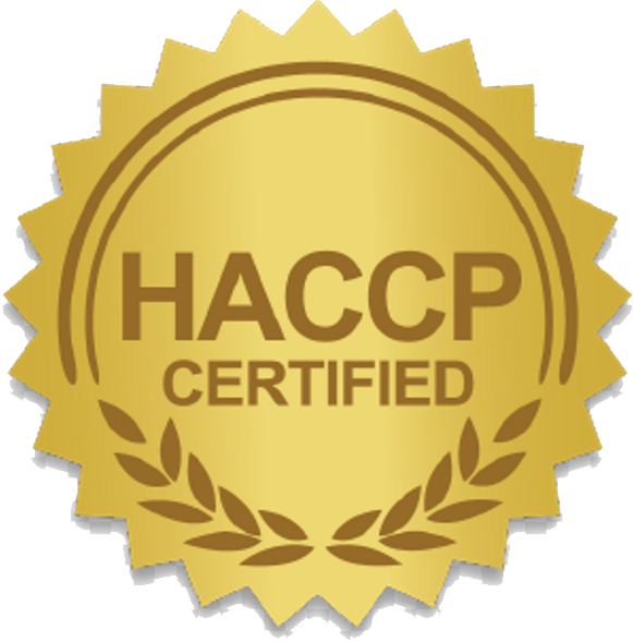 HAACP certified