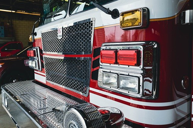 firetruck, fire, emergency