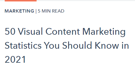blog heading example