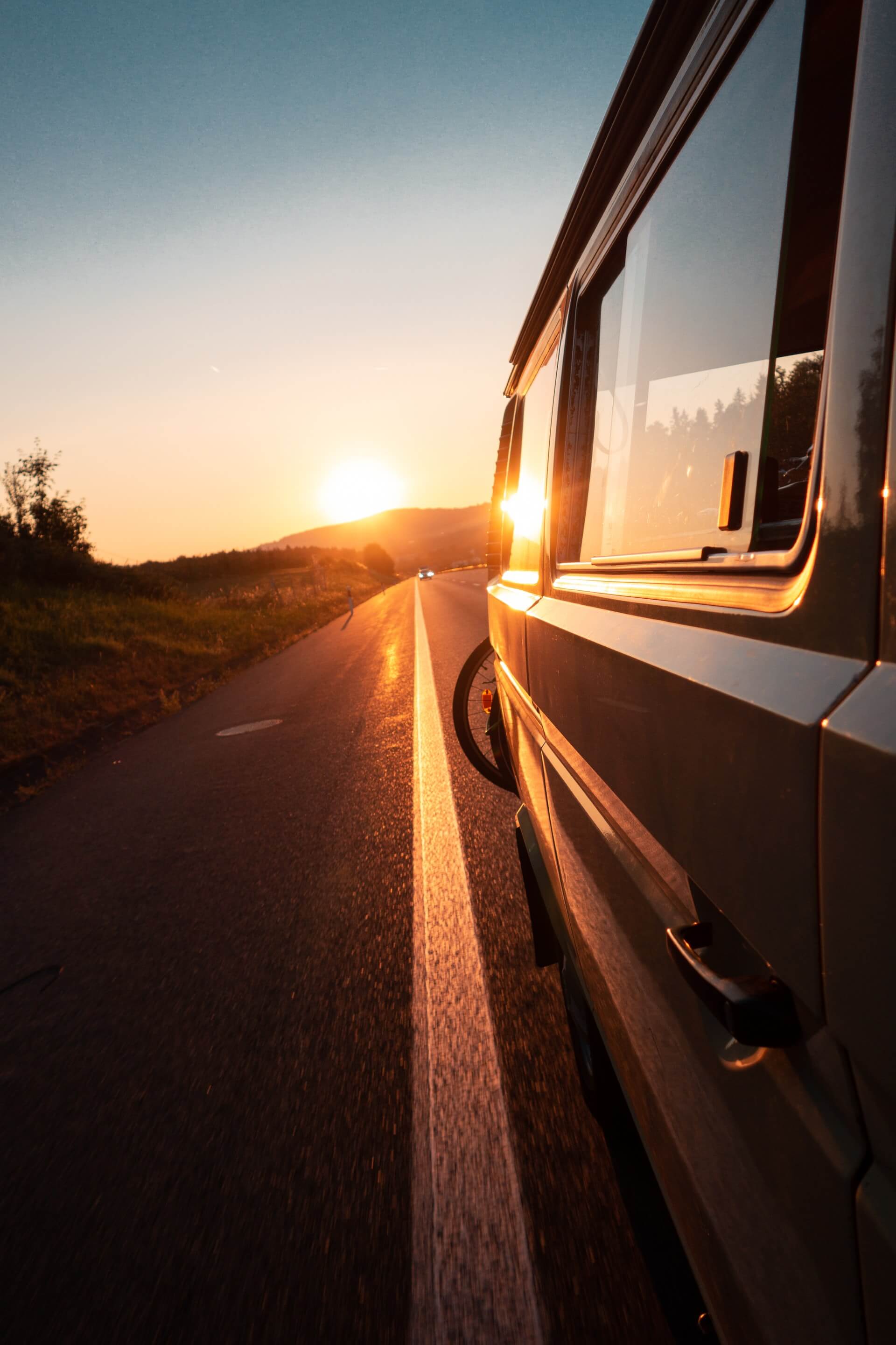 Wanderlust Car Sunset