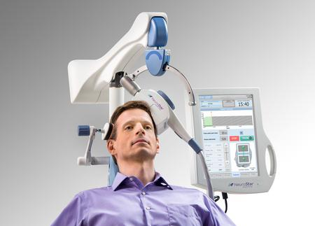 man getting tms procedure