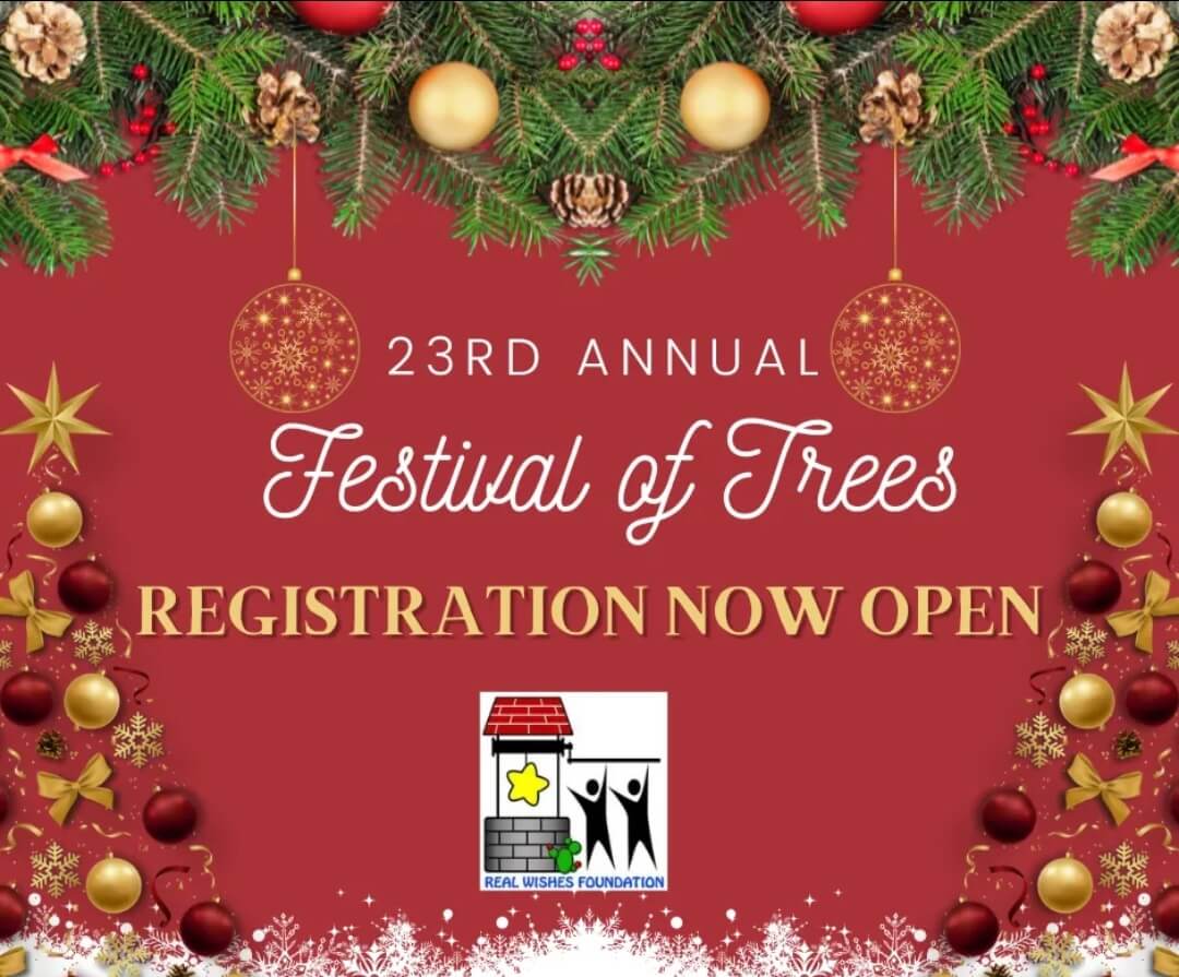 23rd Annual Festival of Trees event poster