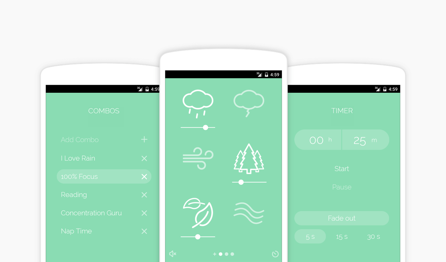 Application de musique Noisli pour augmenter sa concentration