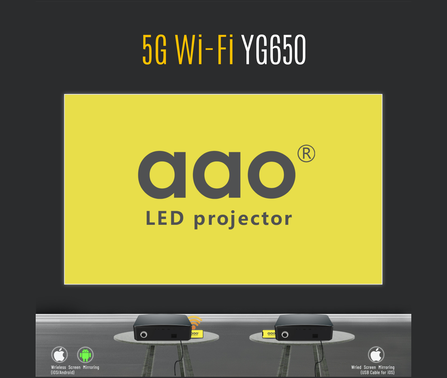 ביקורת: AAO YG650 – מקרן שיודע את העבודה במחיר שלא יקרע לכם את הכיס