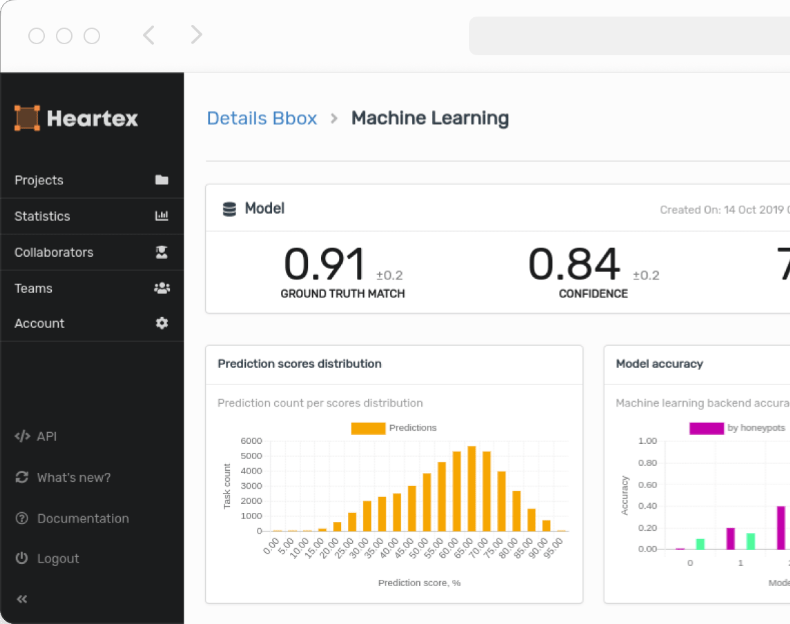 screenshot heartex machine learning