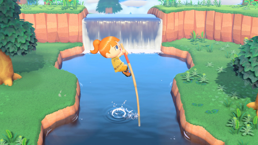 Animal Crossing Pole Vaulting