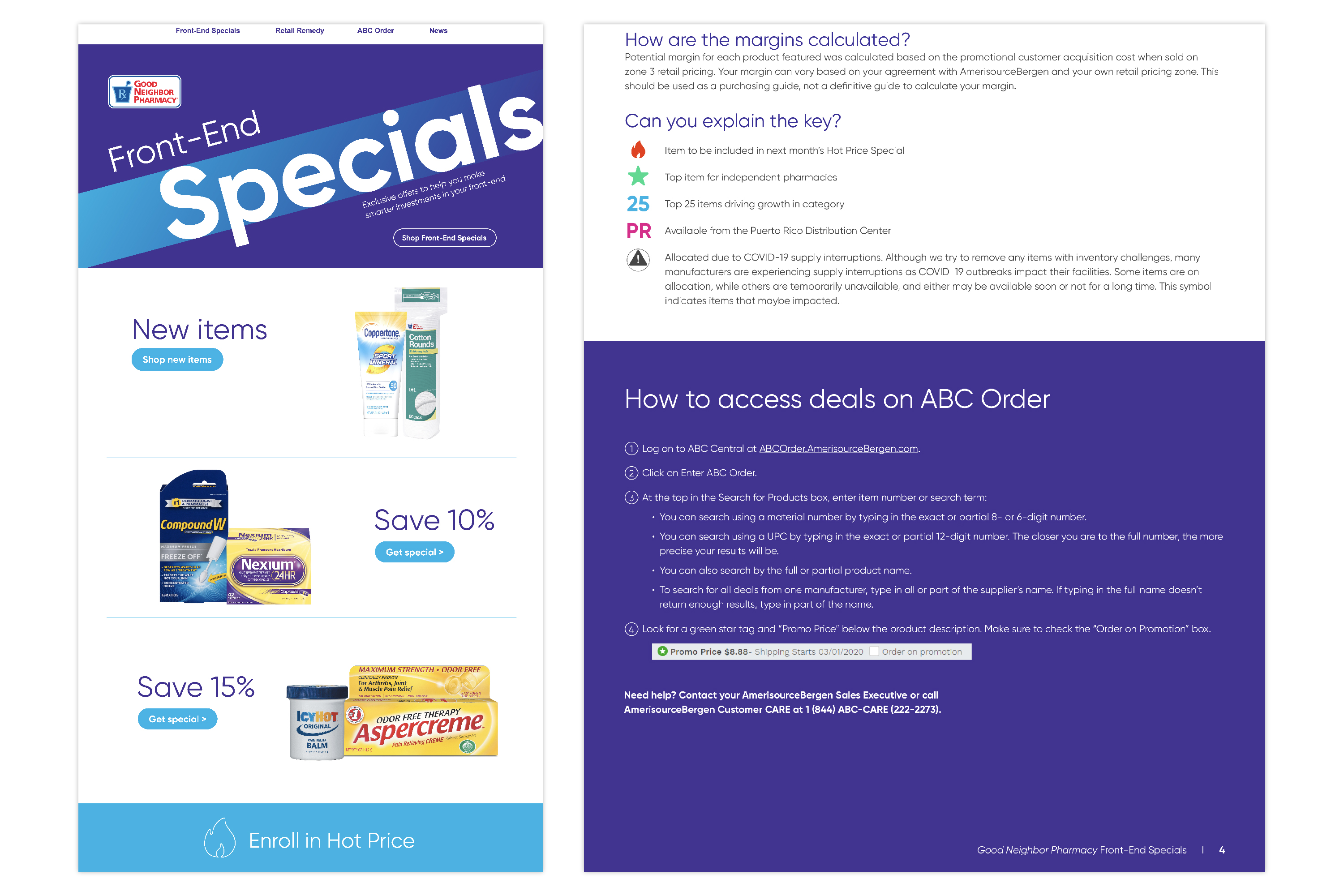 Innovent Good Neighbor Pharmacy FrontEnd Specials Campaign