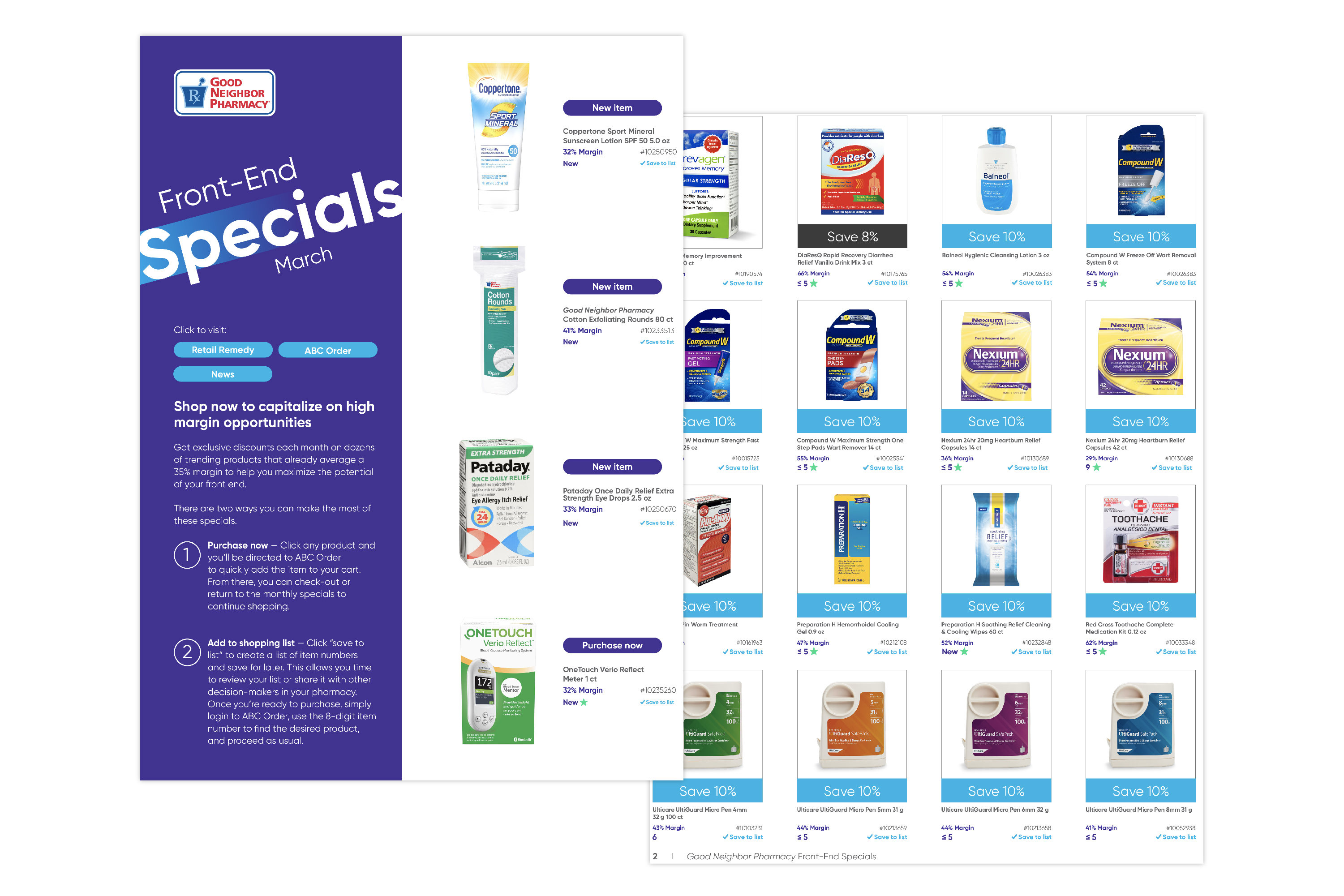 Innovent Good Neighbor Pharmacy FrontEnd Specials Campaign