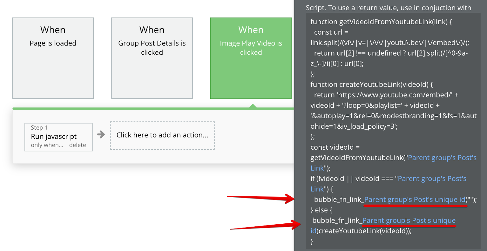 How to embed Youtube videos in Bubble apps