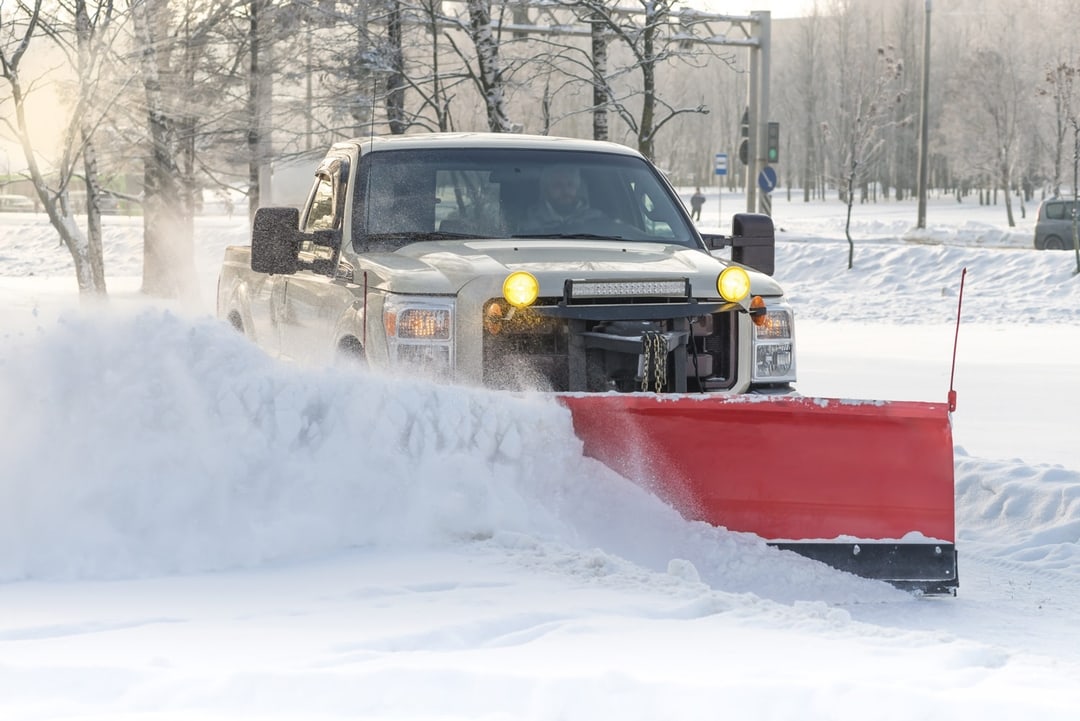 Snow Removal Services Image Salt & Plow