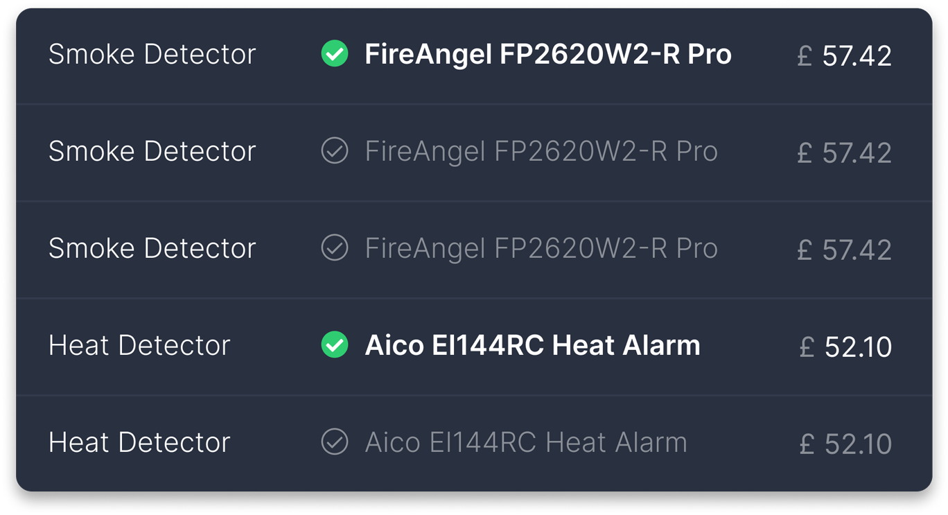 Automated pricing of an electrical estimate