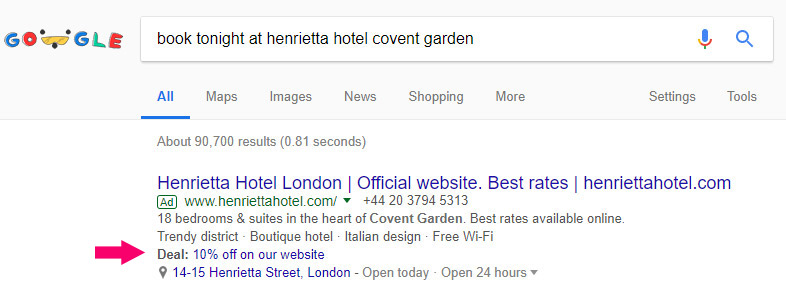 An advertisement