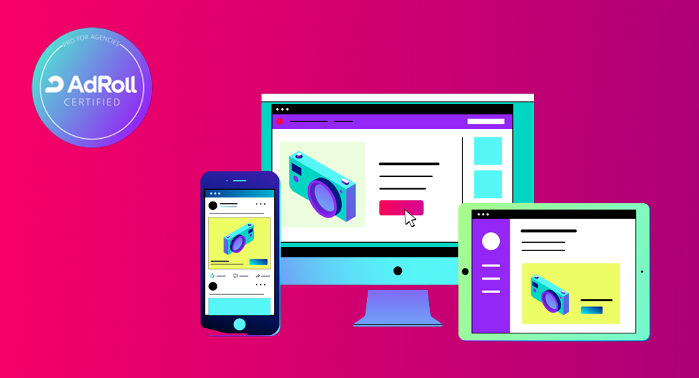A graphic illustration of mockups of phone and computer