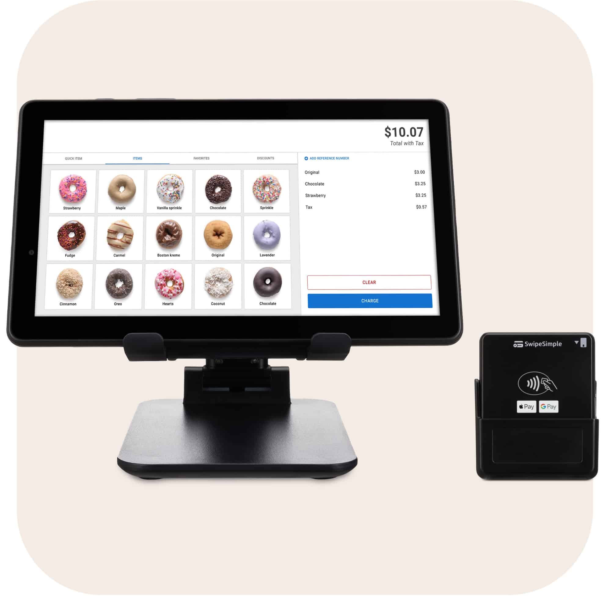 Turn any iOS or Android tablet into a POS system with SwipeSimple