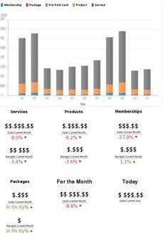 Track organizations revenue performance