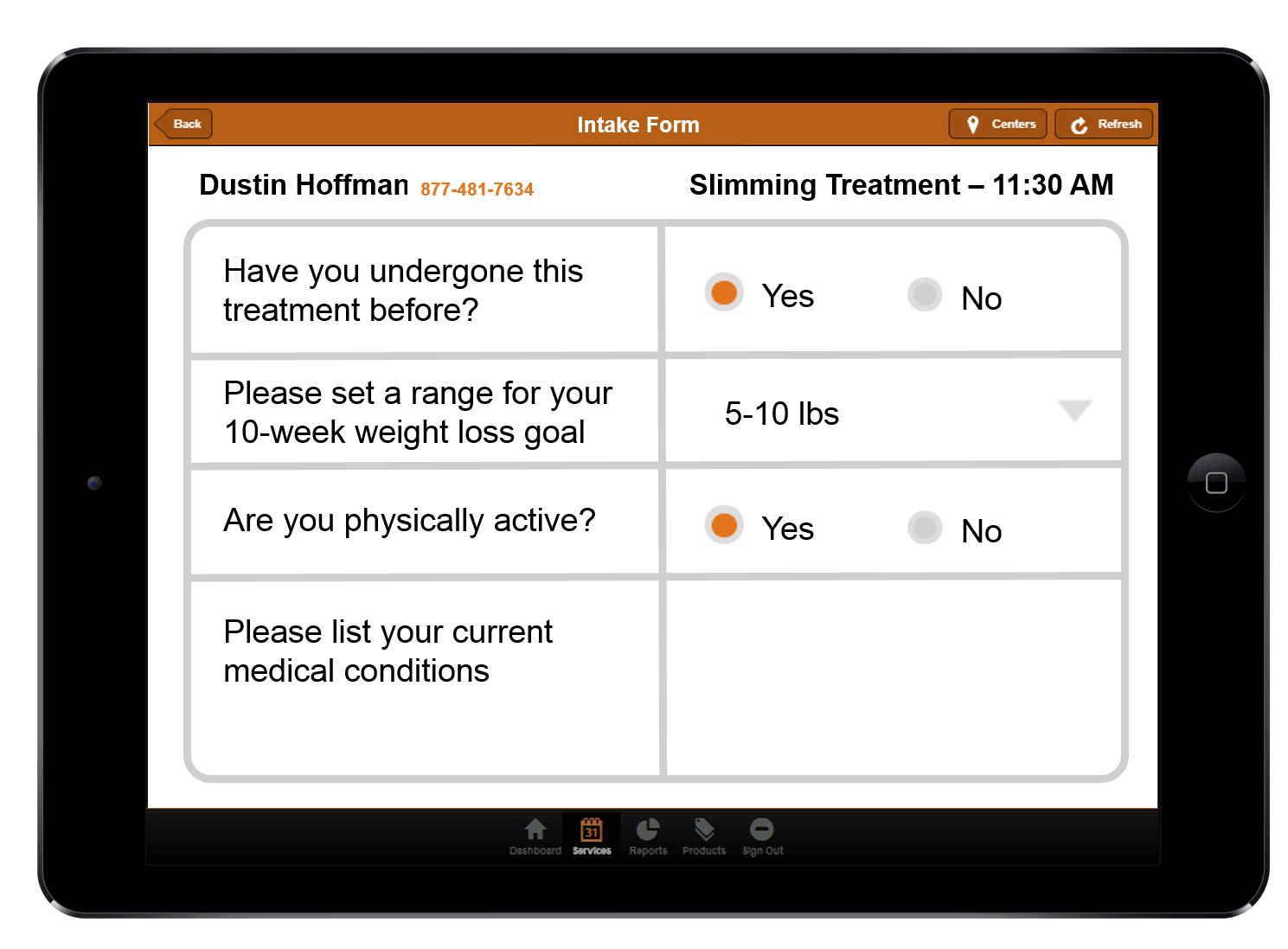 Capture patient information with paperless forms