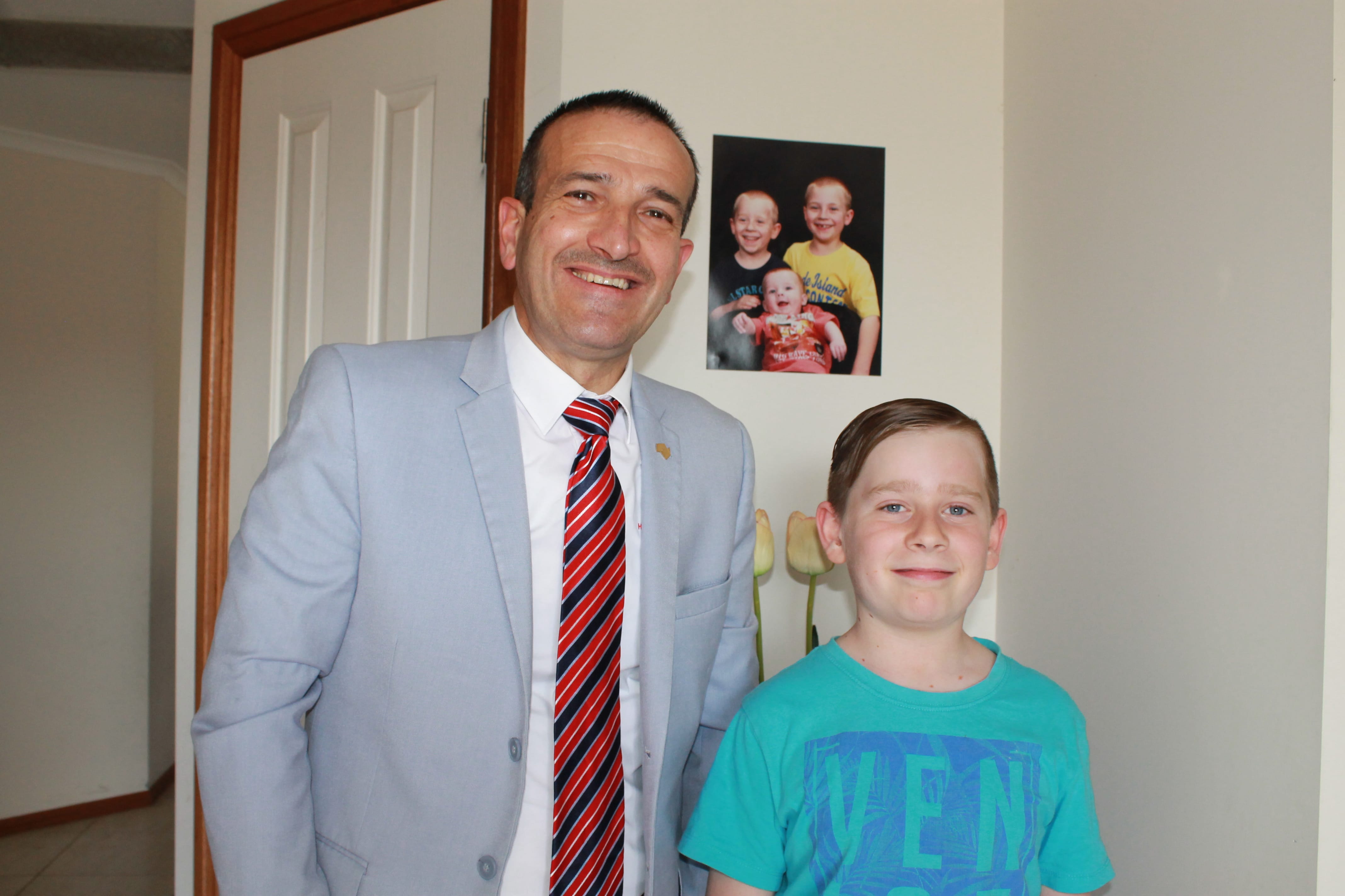 James Is SA's First Fred Hollows Junior Ambassador Tony Piccolo MP