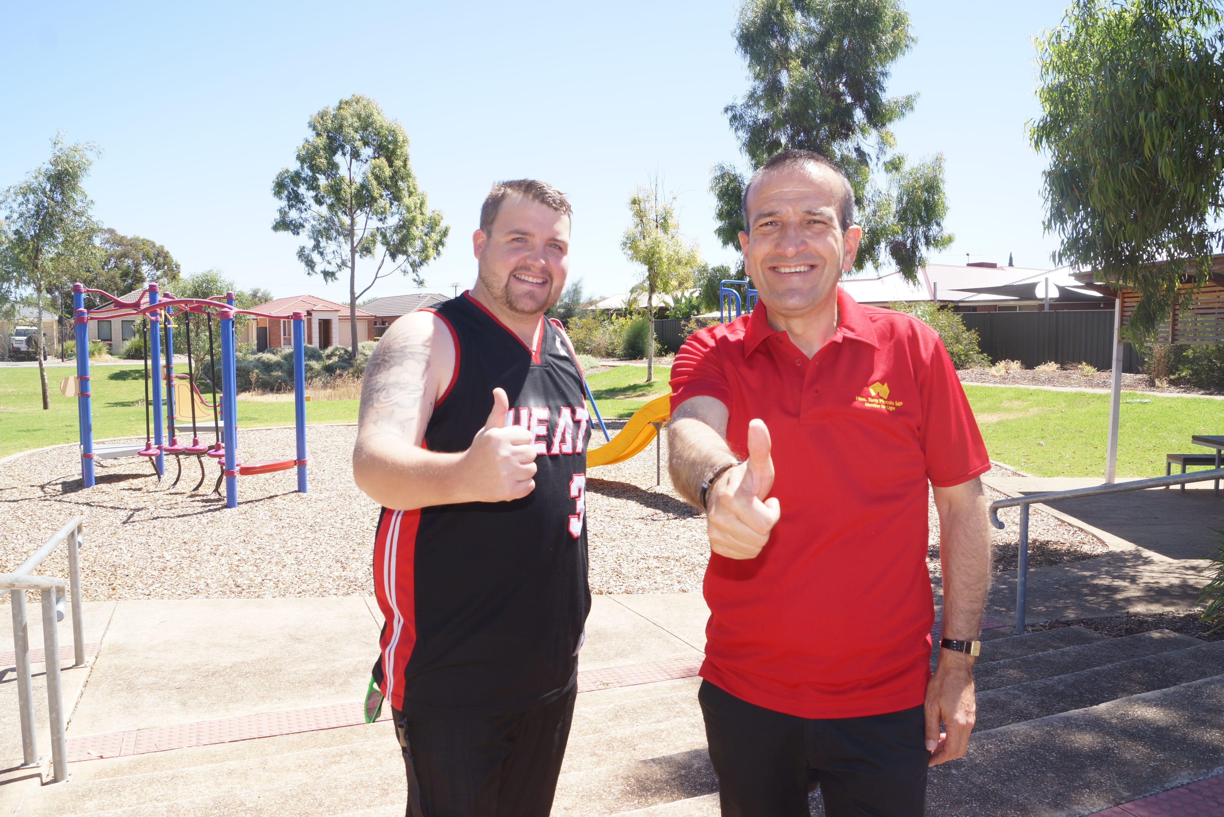 Park Improvements A Slam Dunk For Local Families Tony Piccolo MP