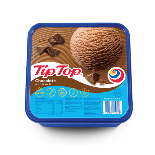 Tip Top Chocolate Ice Cream Tub Tip Top