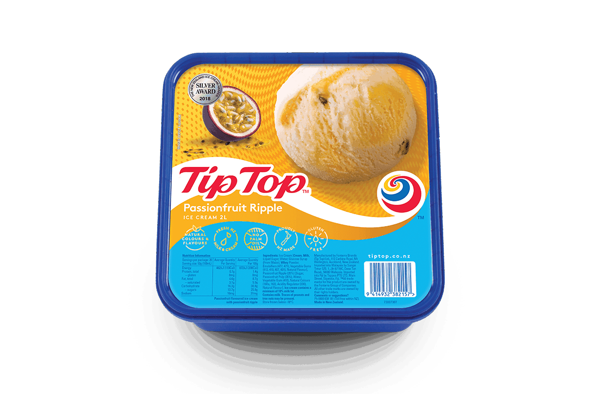 Tip Top Ice Cream Tubs Tip Top