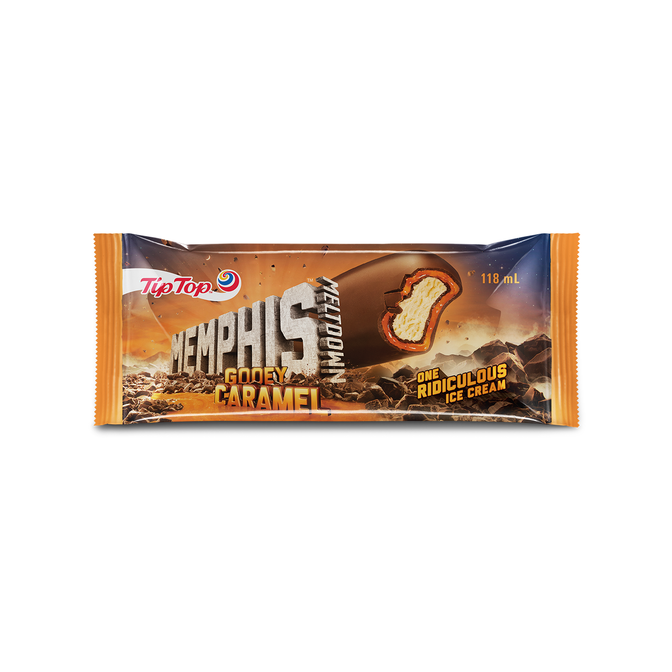 Gooey Caramel Memphis Meltdown