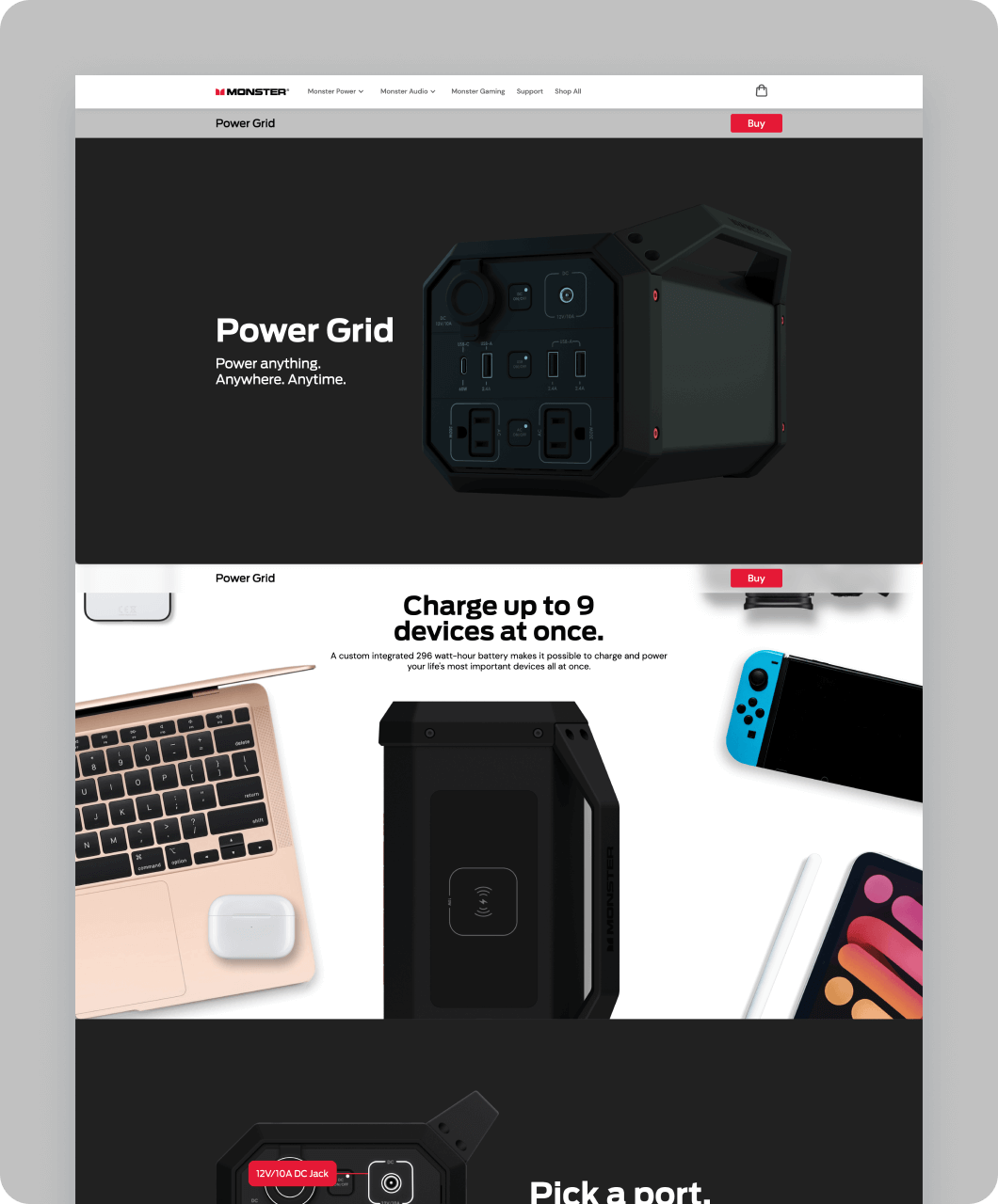Screenshot from Flowout Webflow project for Partner League.