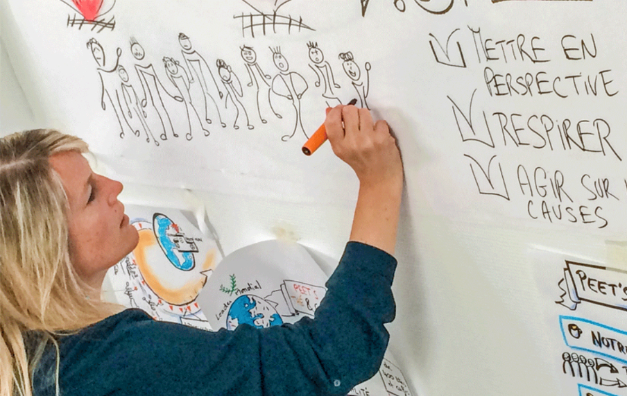 participant formation devenir facilitateur graphique Axelmage