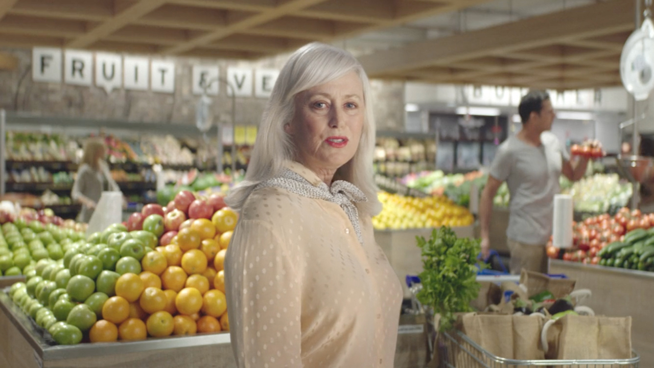 AMGEN Hero Image of women in Supermarket
