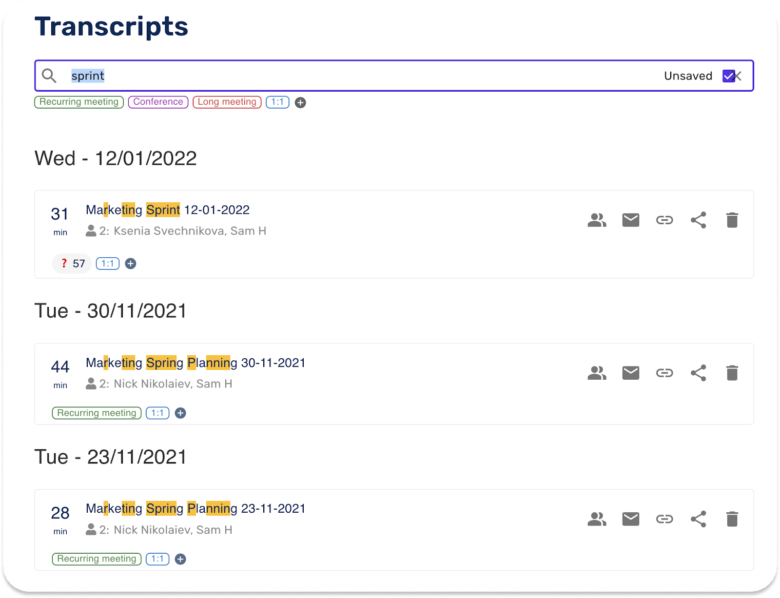 See Your Google Meet History