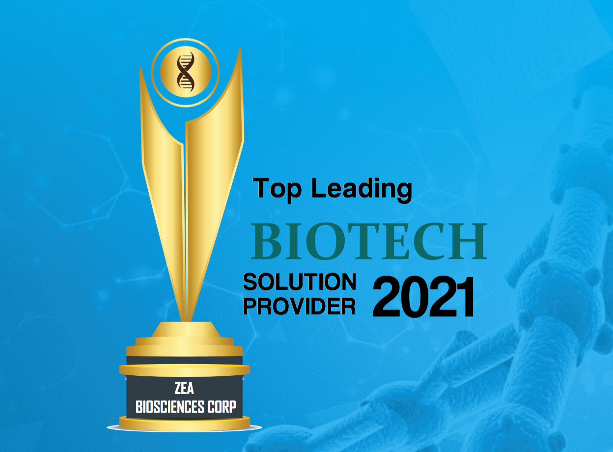 "Award Winner" Top Ten Biotech Solutions Company of 2021 Life Sciences