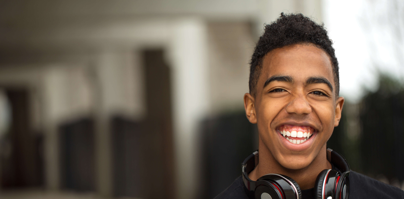 Happy teenager at Esland Care